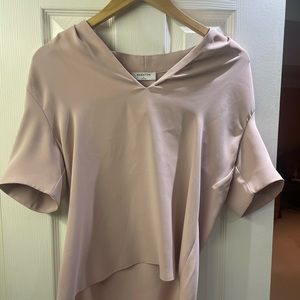 Light Pink Babaton Short Sleeve Blouse